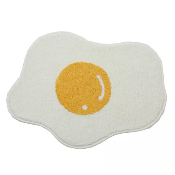 Nordic Style Poached Egg Bath Mat/Rug