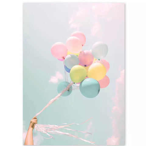 Pastel Balloon Print
