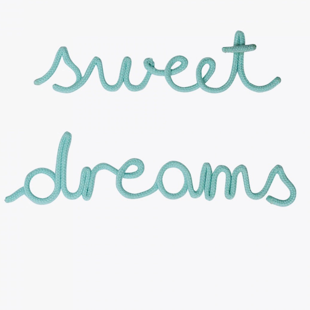 Sweet Dreams Metal Wire Words 91cm