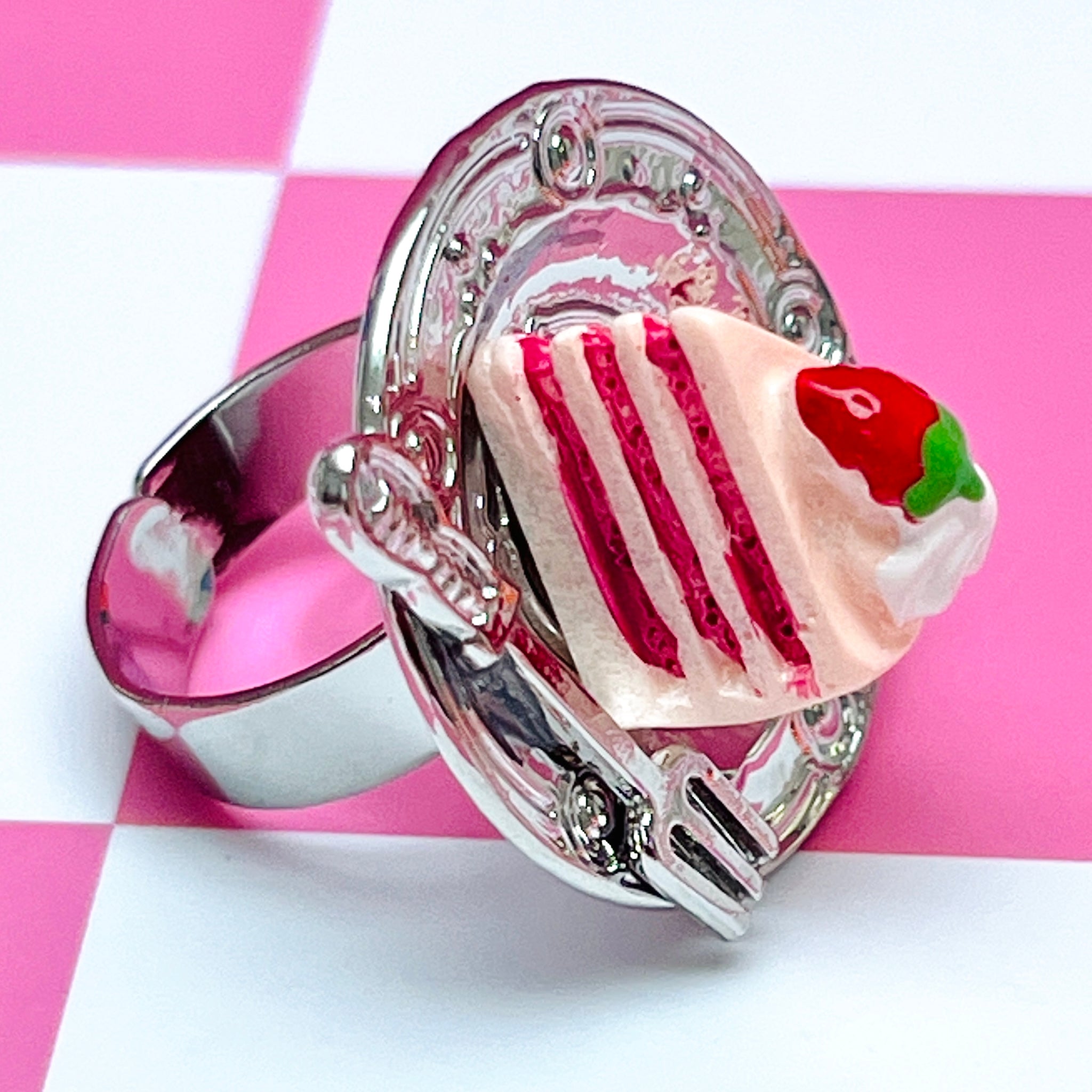 Cute Cake Time Ring.