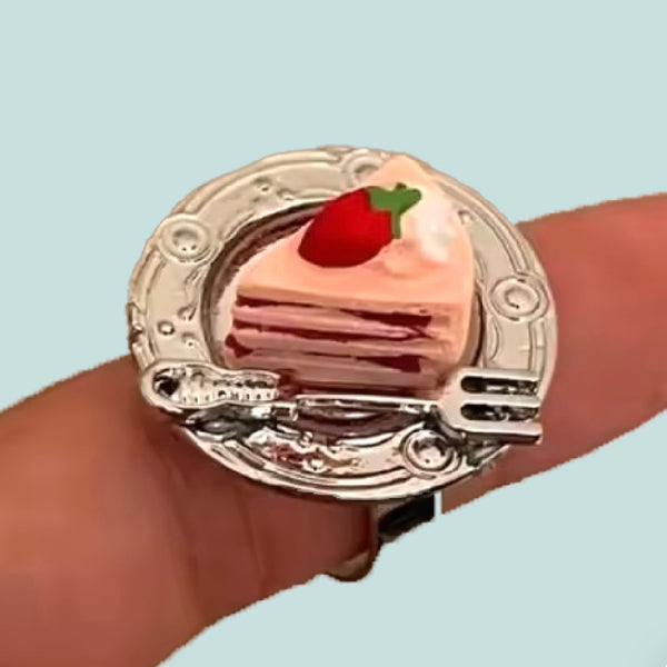 Cute Cake Time Ring.