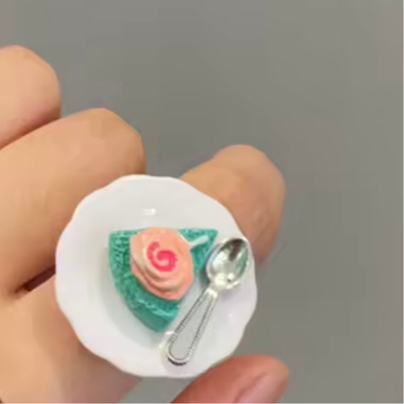 Cake & Spoon Ring