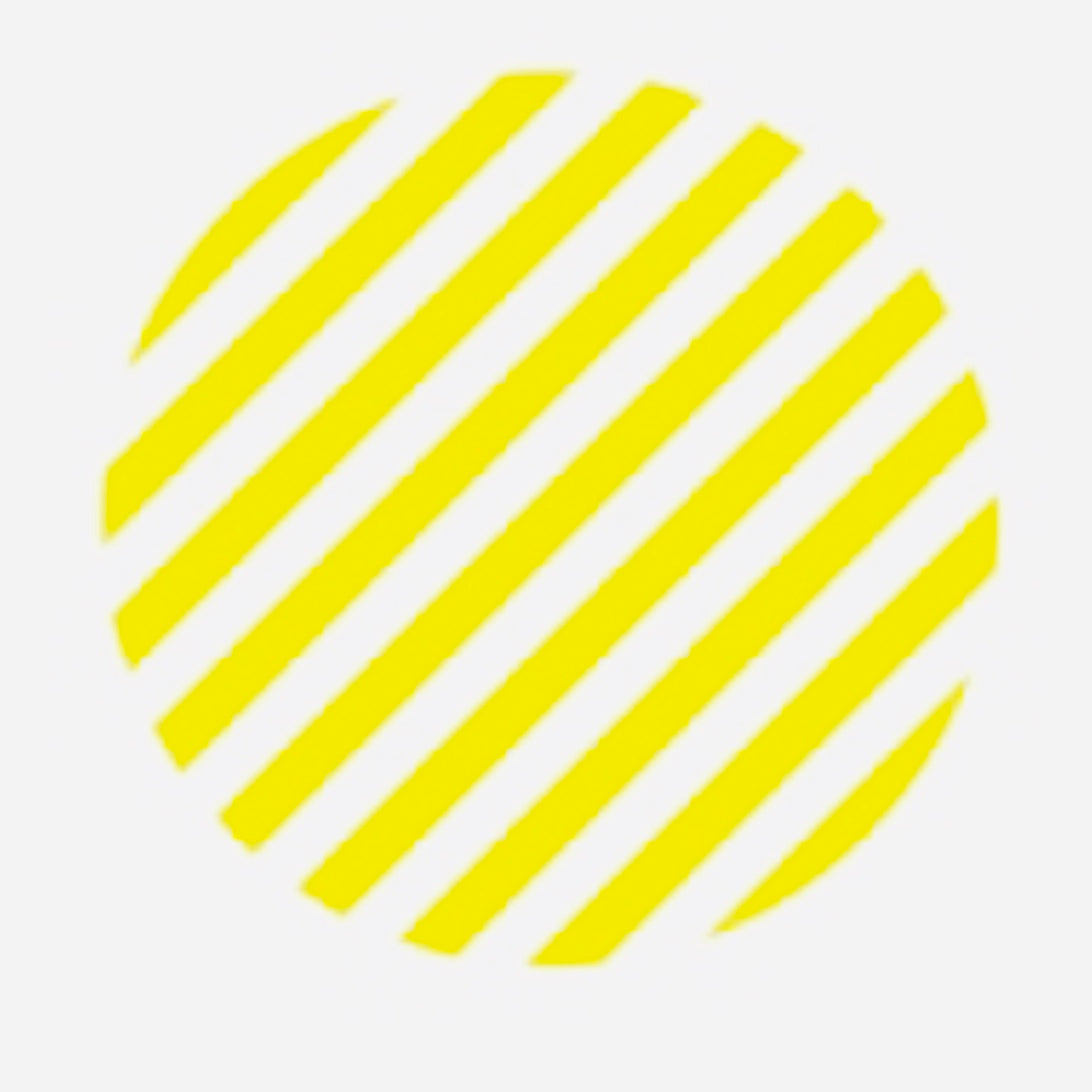 Round Stickers - Yellow Stripe