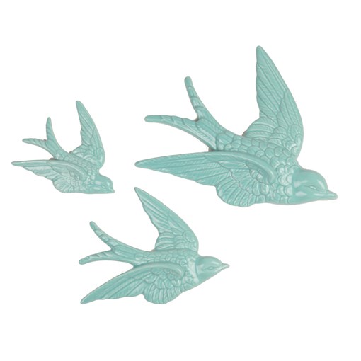 Swallow Wall Decorations Duck Egg Set Of 3
