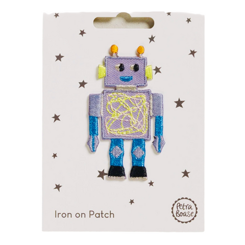 Iron on Patch Robot - Neon Multi