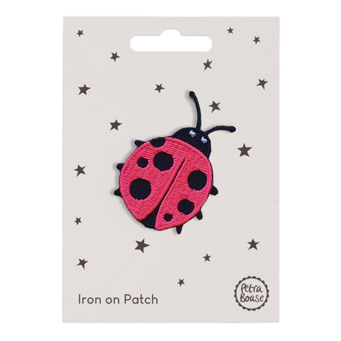 Iron on Patch Ladybird - Neon Pink