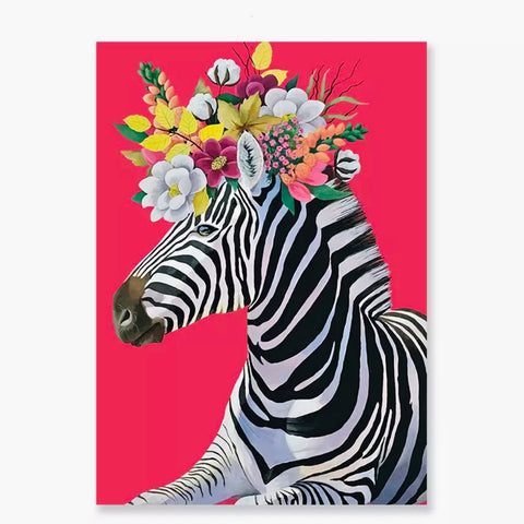 Stunning Zebra Canvas Print