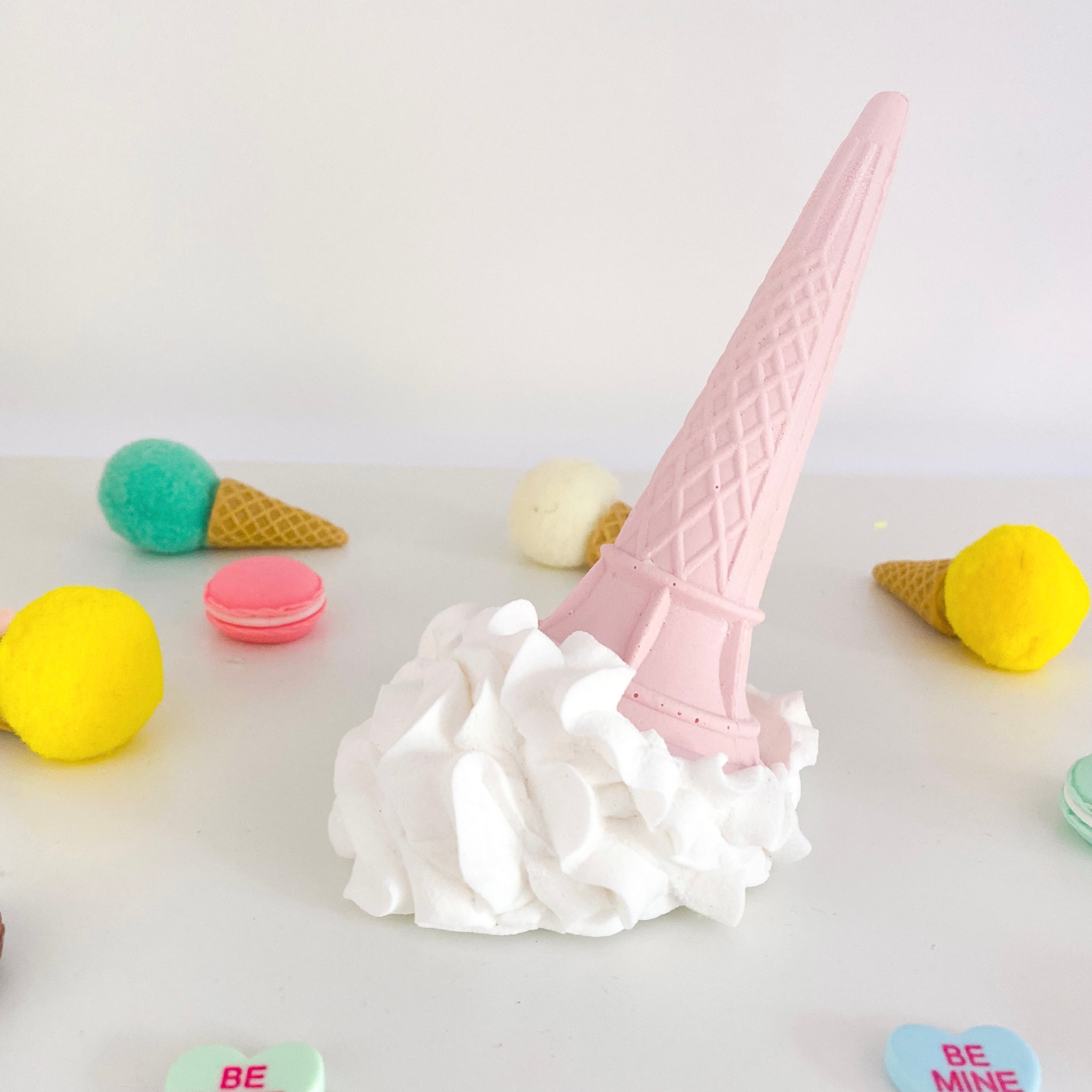 Whimsical Ice Cream Ornament Vanilla