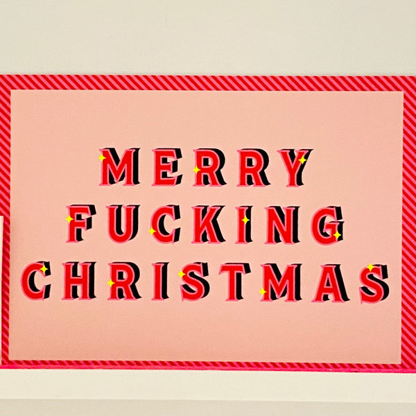 Merry F******** Christmas Print