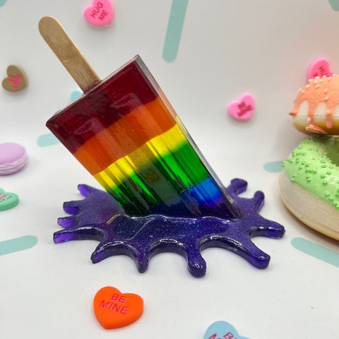 Pride Lolly Sculpture With Splat