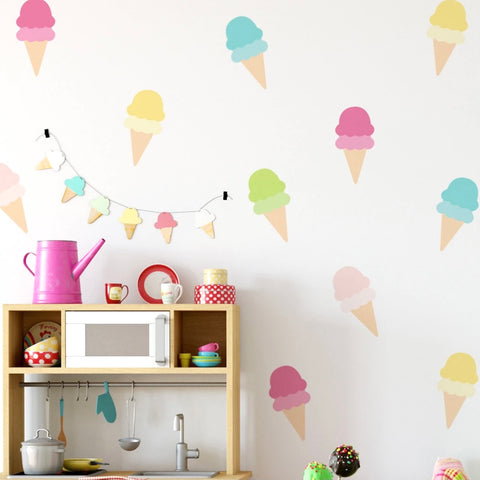 Colourful Ice Cream Stickers