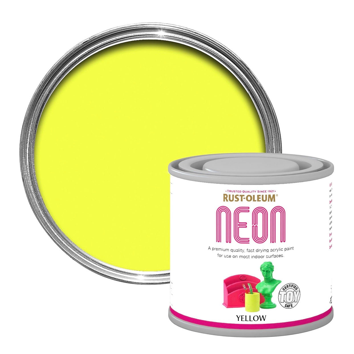 Yellow Neon Paint