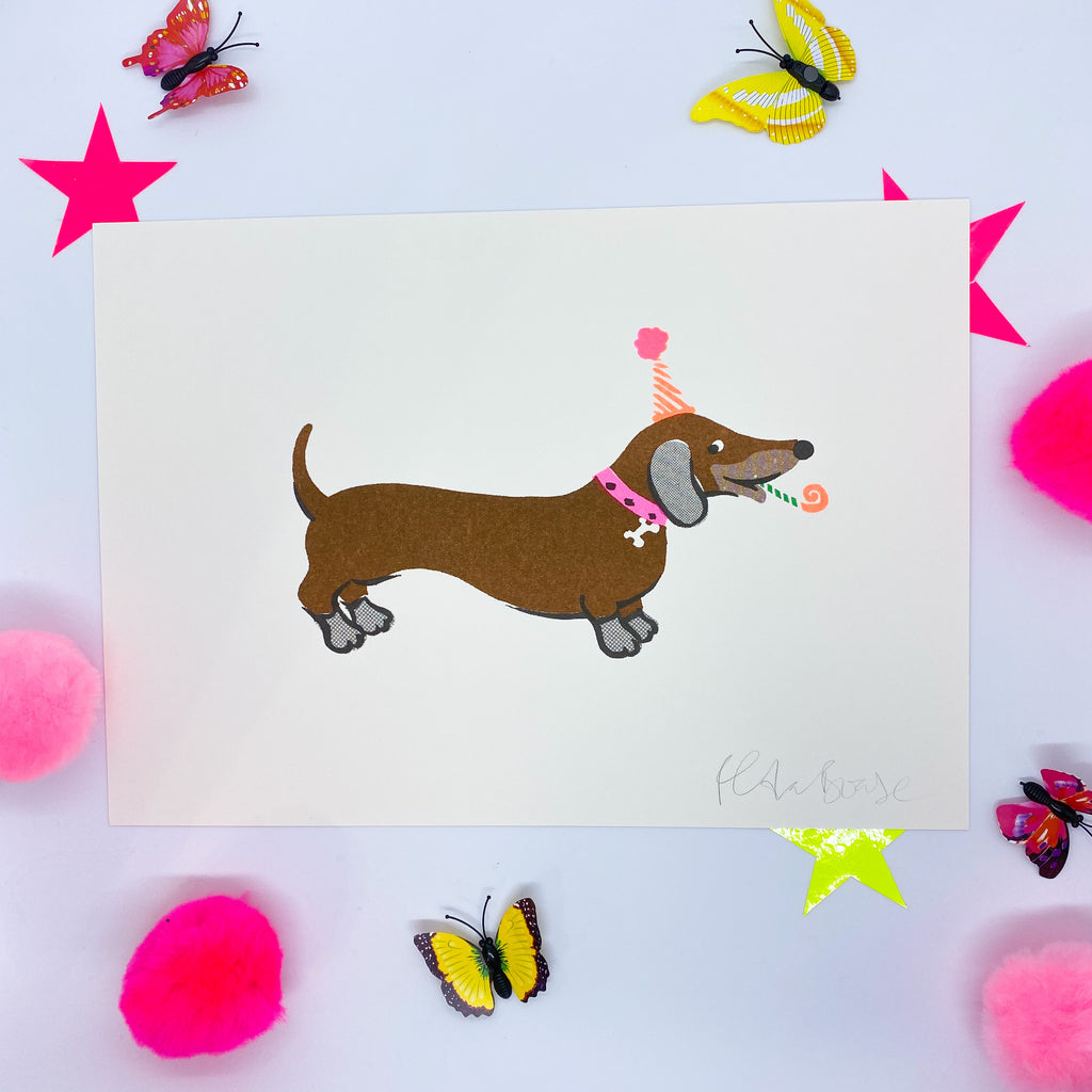 Cute Party Daxon Print A4