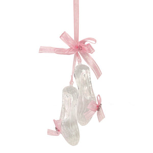 Acrylic Ballet Shoes Hanging Decoration