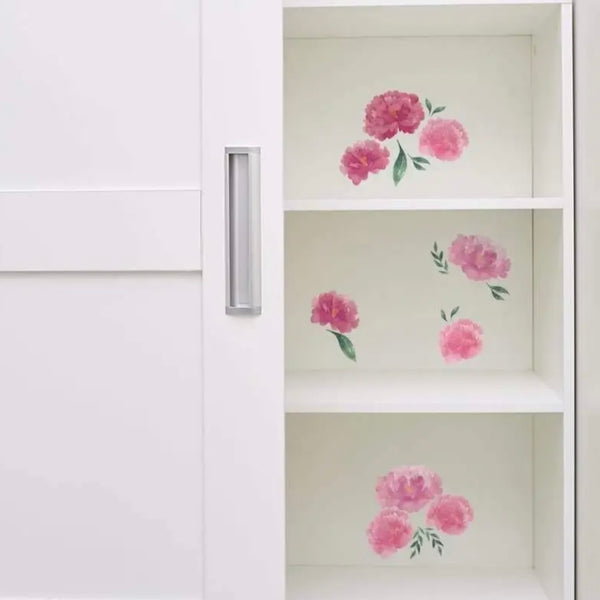 Pink  flowers wall/furniture Stickers