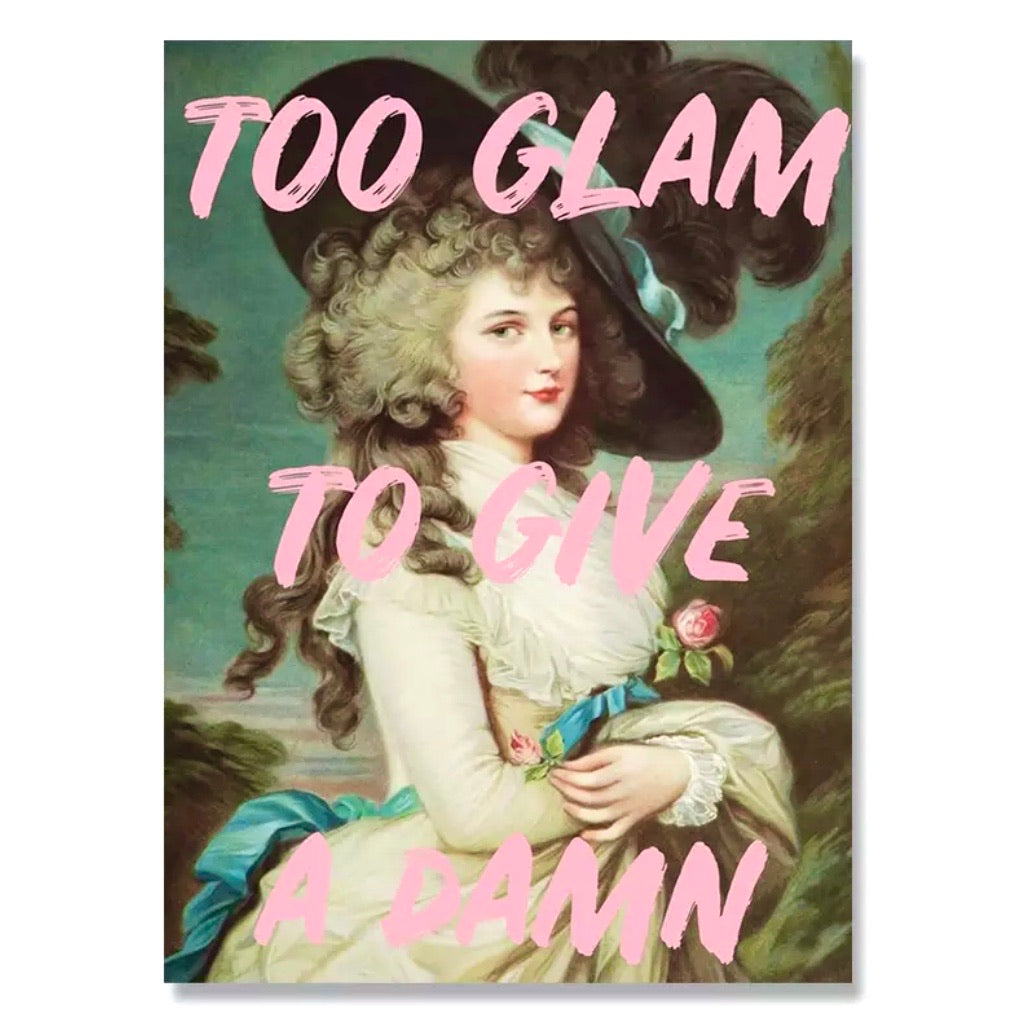 TOO GLAM Canvas Print