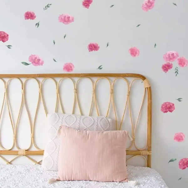 Pink  flowers wall/furniture Stickers