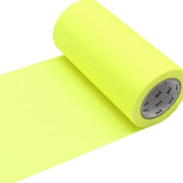 Washi Tape - Shocking Yellow 100mm