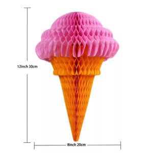 Honeycomb Ice Cream Pink