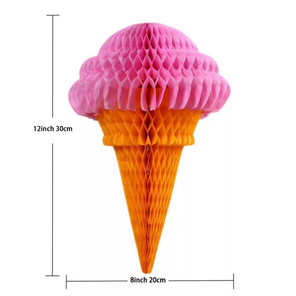 Honeycomb Ice Cream Pink
