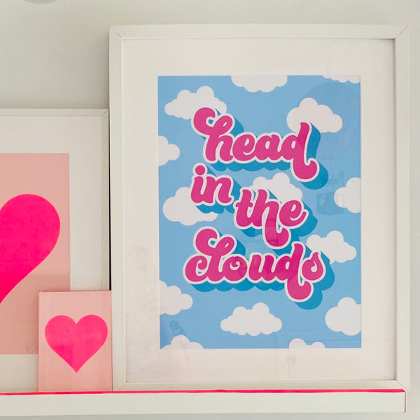 head in the clouds Print