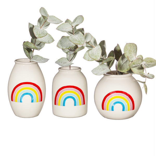 Rainbow Vases Set of 3