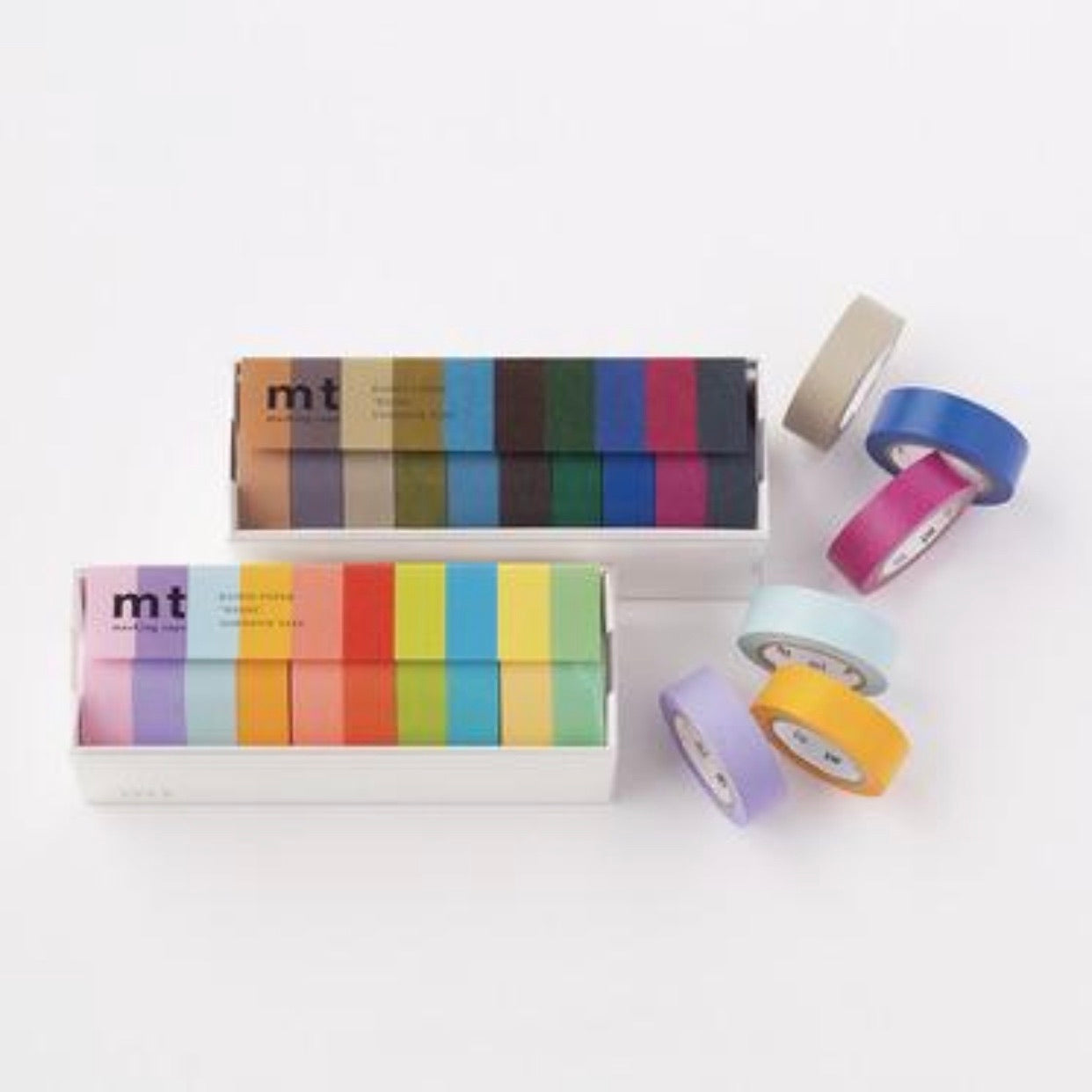 Washi Tape - Dark & Light Colours 20 Rolls
