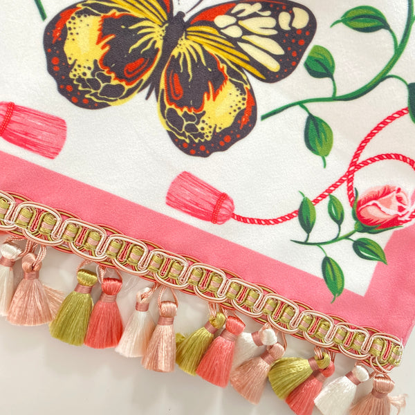 Luxury Butterfly & Floral Table Runner